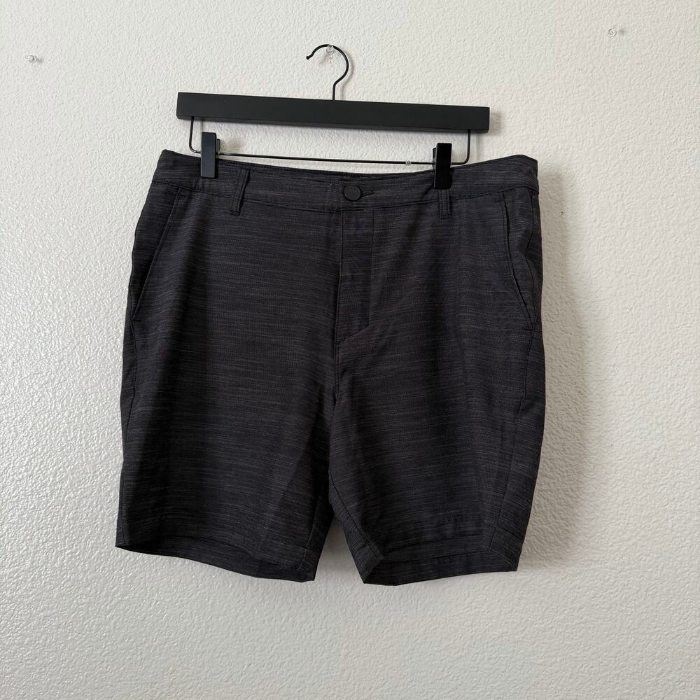 All In Motion Golf Short 7” Inseam charcoal gray black Spacedye